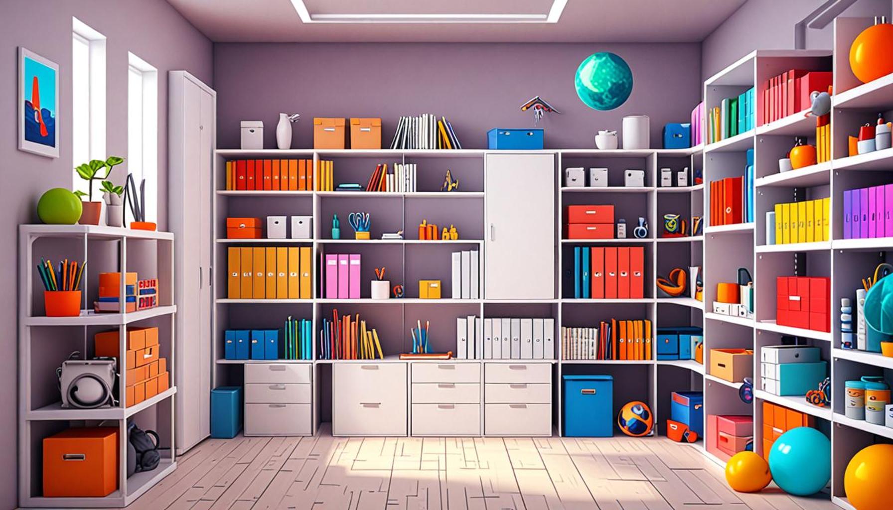 Creative storage: Space optimization solutions for maintaining order in minimalist environments