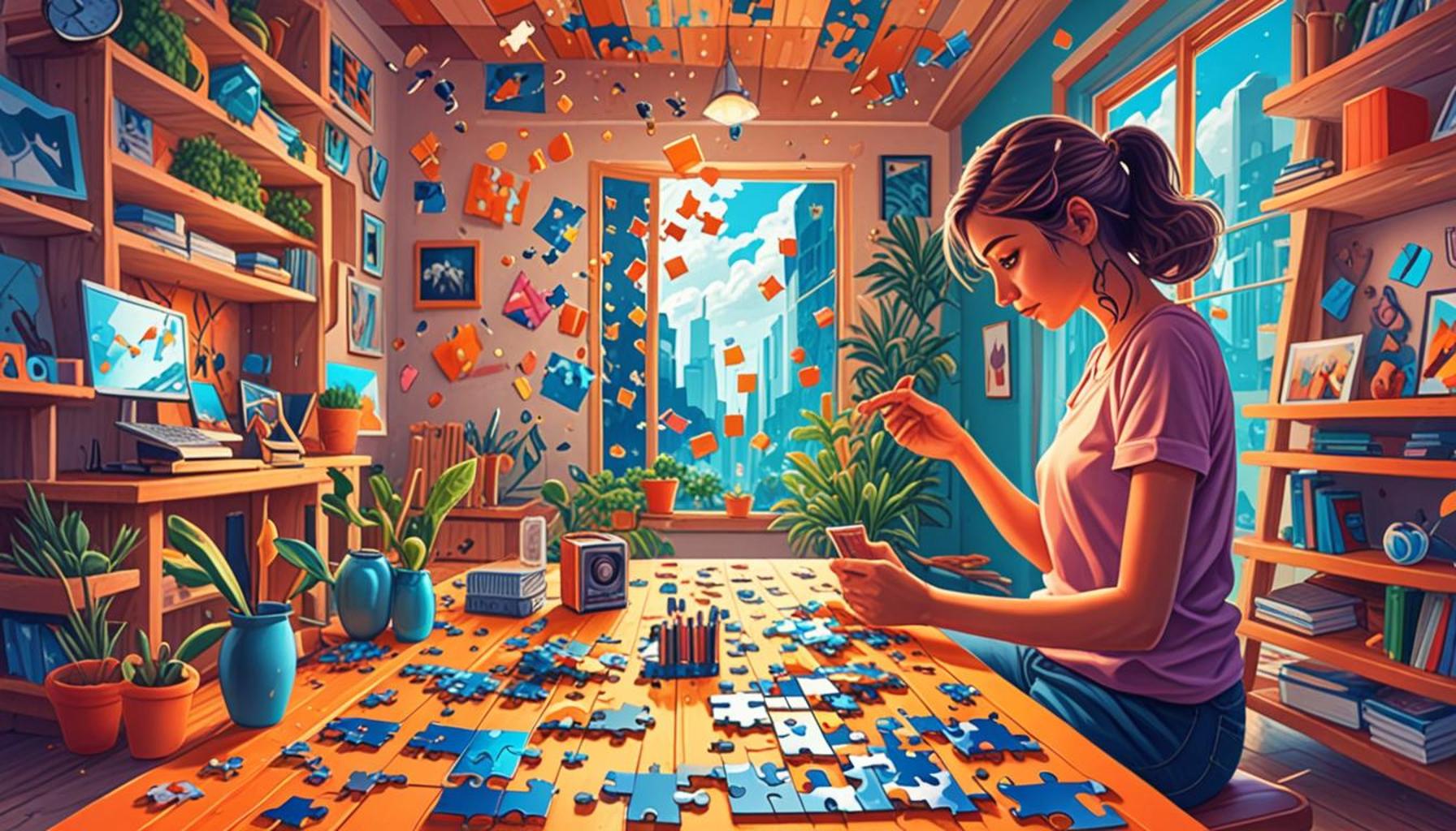 Investigating the Effects of Digital Puzzles on Attention and Focus in a Distracted World